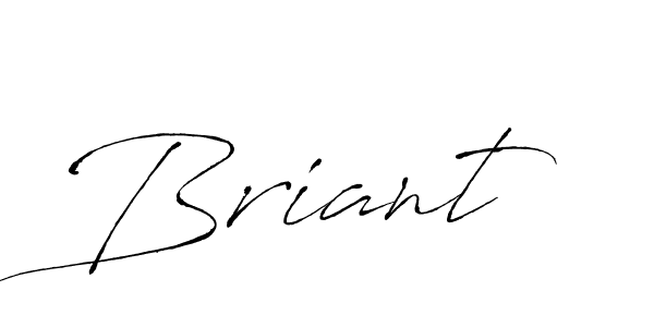 Make a beautiful signature design for name Briant. With this signature (Antro_Vectra) style, you can create a handwritten signature for free. Briant signature style 6 images and pictures png