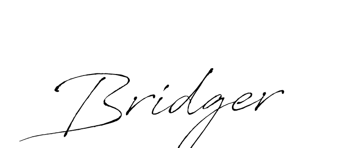Create a beautiful signature design for name Bridger. With this signature (Antro_Vectra) fonts, you can make a handwritten signature for free. Bridger signature style 6 images and pictures png