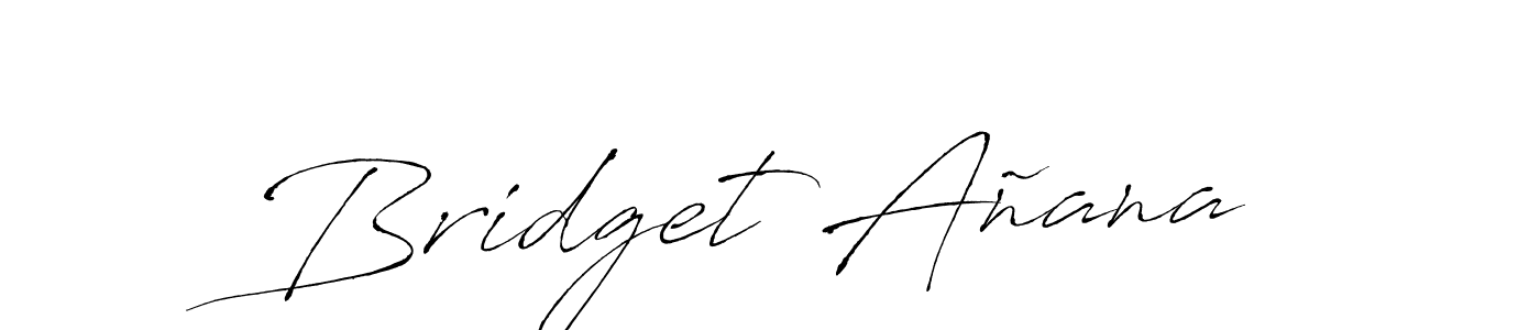 This is the best signature style for the Bridget Añana name. Also you like these signature font (Antro_Vectra). Mix name signature. Bridget Añana signature style 6 images and pictures png