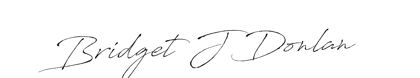 Use a signature maker to create a handwritten signature online. With this signature software, you can design (Antro_Vectra) your own signature for name Bridget J Donlan. Bridget J Donlan signature style 6 images and pictures png