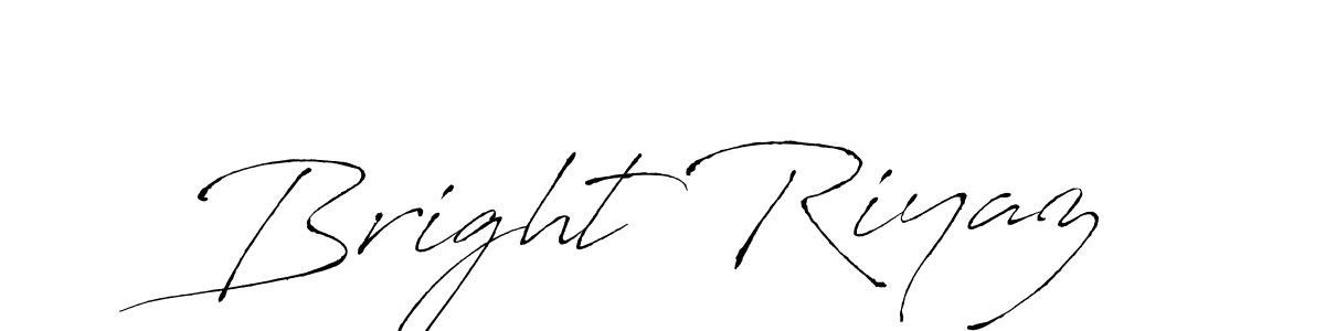 You should practise on your own different ways (Antro_Vectra) to write your name (Bright Riyaz) in signature. don't let someone else do it for you. Bright Riyaz signature style 6 images and pictures png