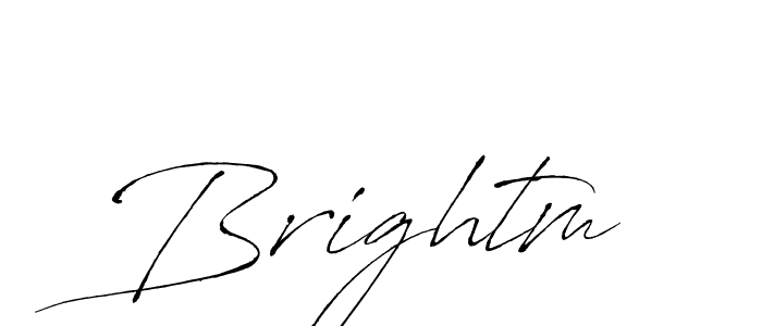 Use a signature maker to create a handwritten signature online. With this signature software, you can design (Antro_Vectra) your own signature for name Brightm. Brightm signature style 6 images and pictures png