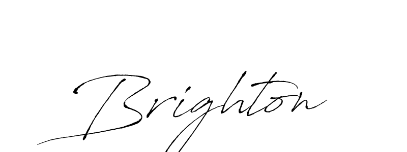 Brighton stylish signature style. Best Handwritten Sign (Antro_Vectra) for my name. Handwritten Signature Collection Ideas for my name Brighton. Brighton signature style 6 images and pictures png