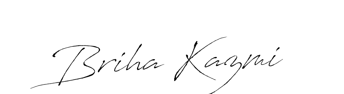 How to make Briha Kazmi signature? Antro_Vectra is a professional autograph style. Create handwritten signature for Briha Kazmi name. Briha Kazmi signature style 6 images and pictures png