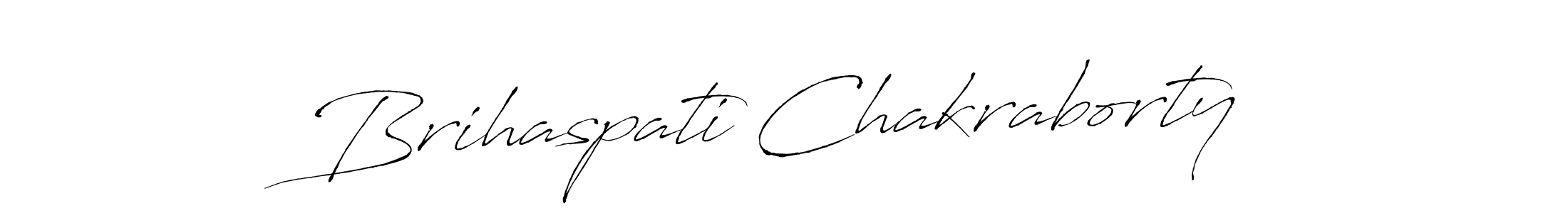 How to make Brihaspati Chakraborty name signature. Use Antro_Vectra style for creating short signs online. This is the latest handwritten sign. Brihaspati Chakraborty signature style 6 images and pictures png