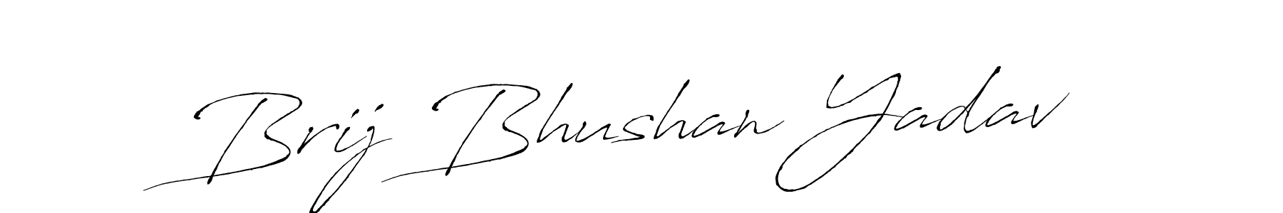 Design your own signature with our free online signature maker. With this signature software, you can create a handwritten (Antro_Vectra) signature for name Brij Bhushan Yadav. Brij Bhushan Yadav signature style 6 images and pictures png