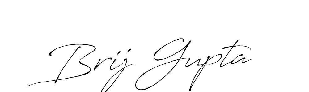 Make a beautiful signature design for name Brij Gupta. With this signature (Antro_Vectra) style, you can create a handwritten signature for free. Brij Gupta signature style 6 images and pictures png