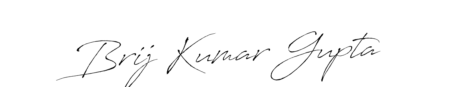 How to make Brij Kumar Gupta signature? Antro_Vectra is a professional autograph style. Create handwritten signature for Brij Kumar Gupta name. Brij Kumar Gupta signature style 6 images and pictures png