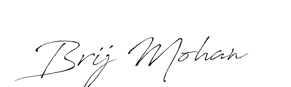 Antro_Vectra is a professional signature style that is perfect for those who want to add a touch of class to their signature. It is also a great choice for those who want to make their signature more unique. Get Brij Mohan name to fancy signature for free. Brij Mohan signature style 6 images and pictures png