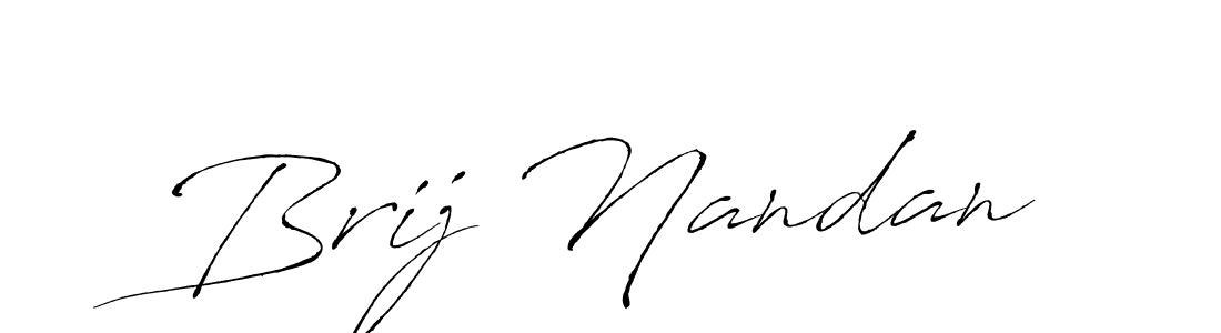 Design your own signature with our free online signature maker. With this signature software, you can create a handwritten (Antro_Vectra) signature for name Brij Nandan. Brij Nandan signature style 6 images and pictures png