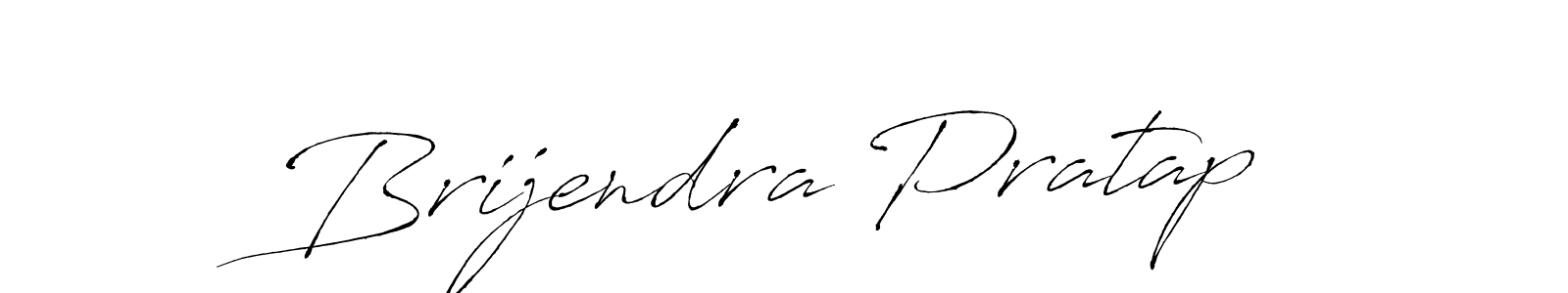 How to make Brijendra Pratap name signature. Use Antro_Vectra style for creating short signs online. This is the latest handwritten sign. Brijendra Pratap signature style 6 images and pictures png