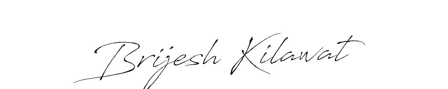 Brijesh Kilawat stylish signature style. Best Handwritten Sign (Antro_Vectra) for my name. Handwritten Signature Collection Ideas for my name Brijesh Kilawat. Brijesh Kilawat signature style 6 images and pictures png