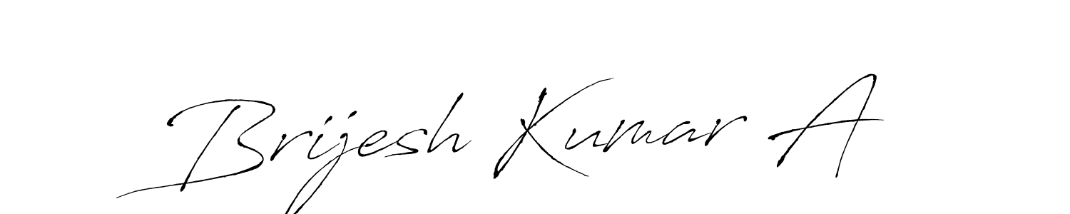 Use a signature maker to create a handwritten signature online. With this signature software, you can design (Antro_Vectra) your own signature for name Brijesh Kumar A. Brijesh Kumar A signature style 6 images and pictures png