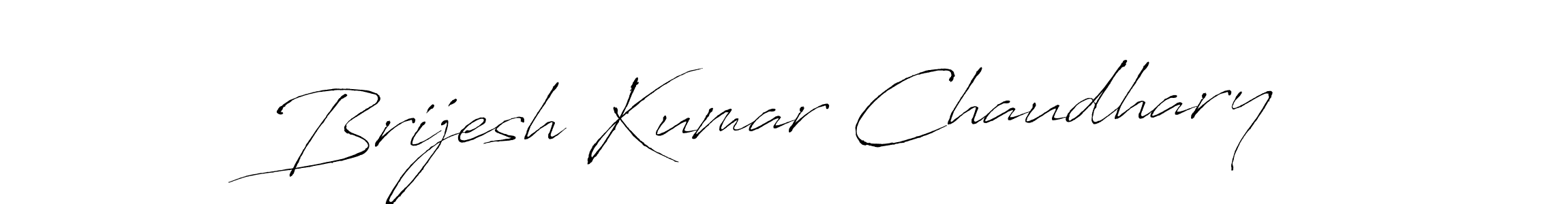 Make a beautiful signature design for name Brijesh Kumar Chaudhary. With this signature (Antro_Vectra) style, you can create a handwritten signature for free. Brijesh Kumar Chaudhary signature style 6 images and pictures png