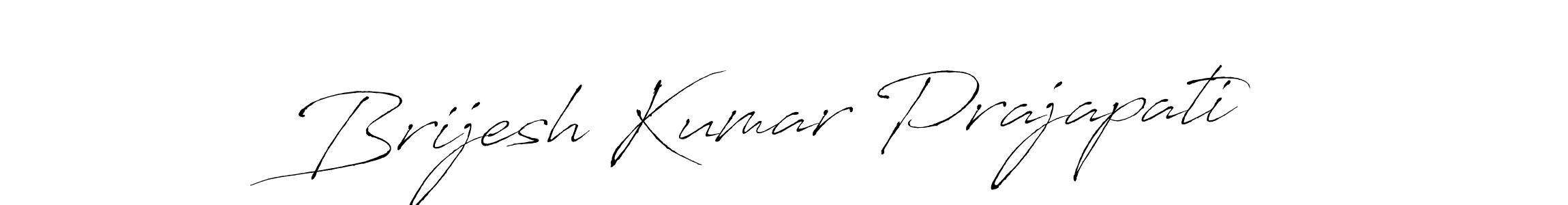 How to make Brijesh Kumar Prajapati signature? Antro_Vectra is a professional autograph style. Create handwritten signature for Brijesh Kumar Prajapati name. Brijesh Kumar Prajapati signature style 6 images and pictures png