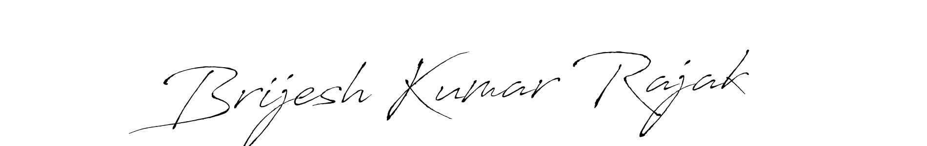 Create a beautiful signature design for name Brijesh Kumar Rajak. With this signature (Antro_Vectra) fonts, you can make a handwritten signature for free. Brijesh Kumar Rajak signature style 6 images and pictures png