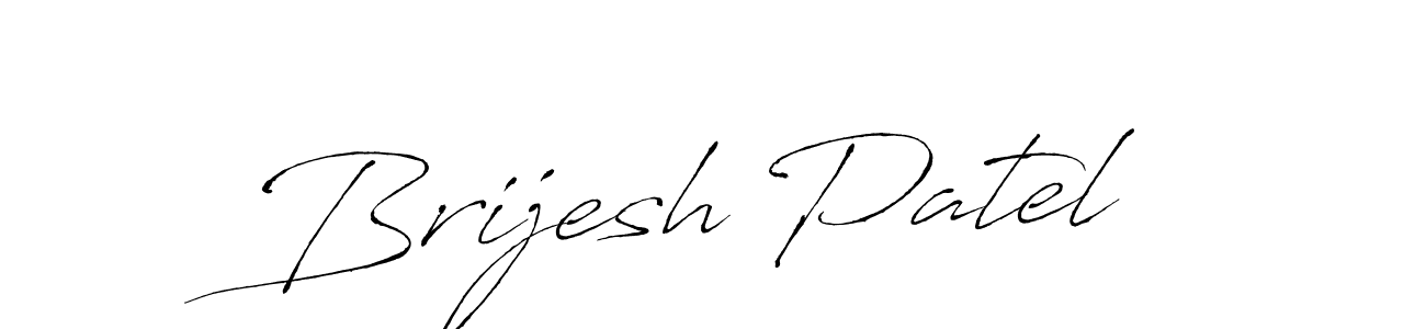 Make a beautiful signature design for name Brijesh Patel. With this signature (Antro_Vectra) style, you can create a handwritten signature for free. Brijesh Patel signature style 6 images and pictures png