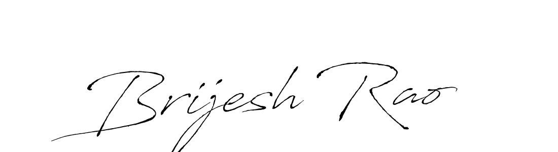 Brijesh Rao stylish signature style. Best Handwritten Sign (Antro_Vectra) for my name. Handwritten Signature Collection Ideas for my name Brijesh Rao. Brijesh Rao signature style 6 images and pictures png