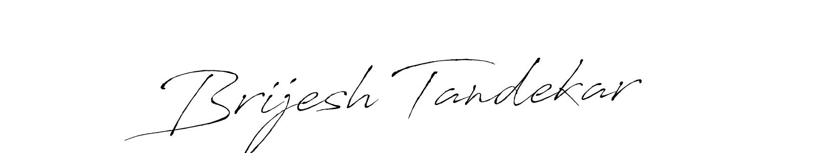 Create a beautiful signature design for name Brijesh Tandekar. With this signature (Antro_Vectra) fonts, you can make a handwritten signature for free. Brijesh Tandekar signature style 6 images and pictures png