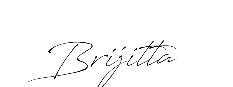 Use a signature maker to create a handwritten signature online. With this signature software, you can design (Antro_Vectra) your own signature for name Brijitta. Brijitta signature style 6 images and pictures png