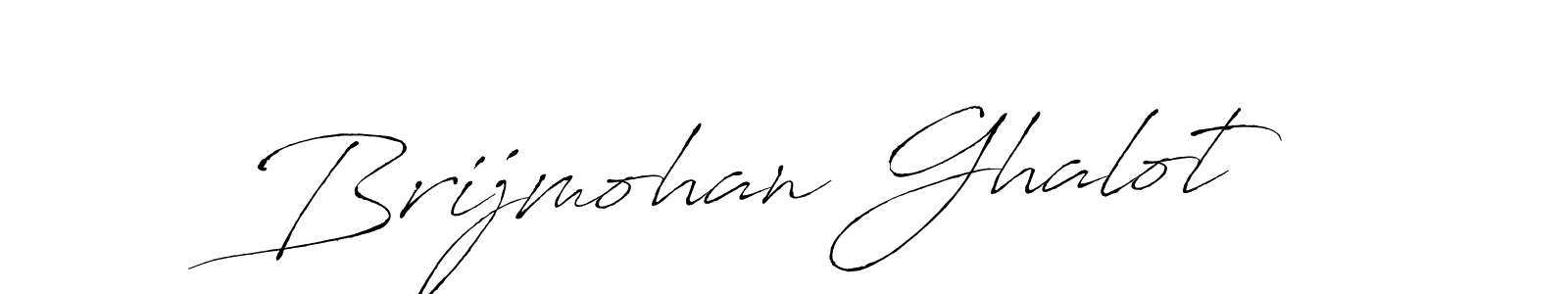 Design your own signature with our free online signature maker. With this signature software, you can create a handwritten (Antro_Vectra) signature for name Brijmohan Ghalot. Brijmohan Ghalot signature style 6 images and pictures png