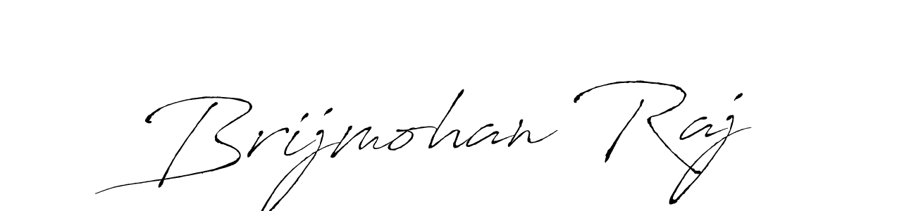 Also we have Brijmohan Raj name is the best signature style. Create professional handwritten signature collection using Antro_Vectra autograph style. Brijmohan Raj signature style 6 images and pictures png