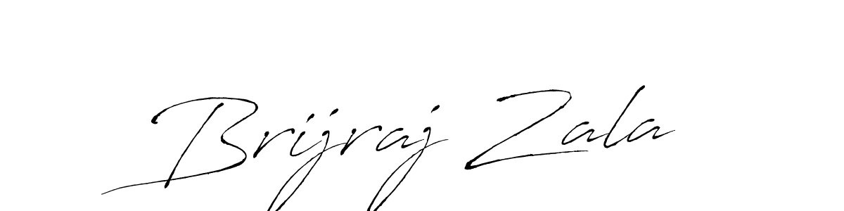 Create a beautiful signature design for name Brijraj Zala. With this signature (Antro_Vectra) fonts, you can make a handwritten signature for free. Brijraj Zala signature style 6 images and pictures png