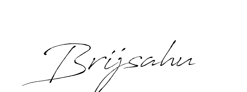 How to make Brijsahu name signature. Use Antro_Vectra style for creating short signs online. This is the latest handwritten sign. Brijsahu signature style 6 images and pictures png