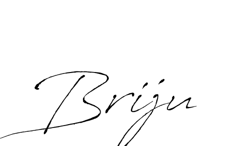 Design your own signature with our free online signature maker. With this signature software, you can create a handwritten (Antro_Vectra) signature for name Briju. Briju signature style 6 images and pictures png