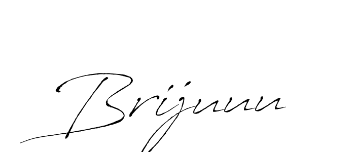 Brijuuu stylish signature style. Best Handwritten Sign (Antro_Vectra) for my name. Handwritten Signature Collection Ideas for my name Brijuuu. Brijuuu signature style 6 images and pictures png