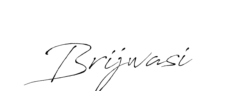 Use a signature maker to create a handwritten signature online. With this signature software, you can design (Antro_Vectra) your own signature for name Brijwasi. Brijwasi signature style 6 images and pictures png