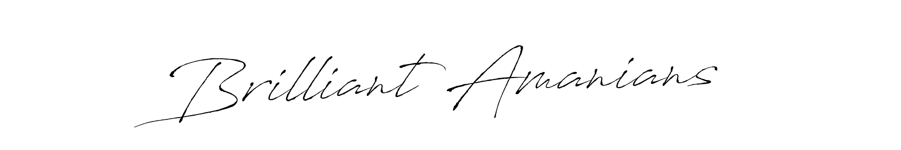 Here are the top 10 professional signature styles for the name Brilliant Amanians. These are the best autograph styles you can use for your name. Brilliant Amanians signature style 6 images and pictures png