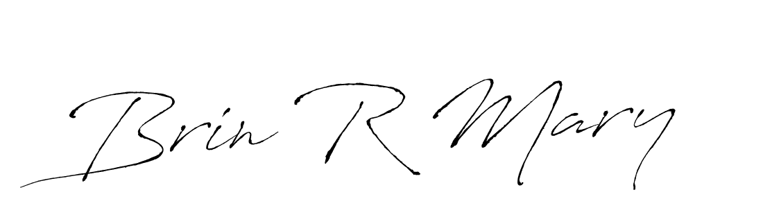 How to make Brin R Mary signature? Antro_Vectra is a professional autograph style. Create handwritten signature for Brin R Mary name. Brin R Mary signature style 6 images and pictures png