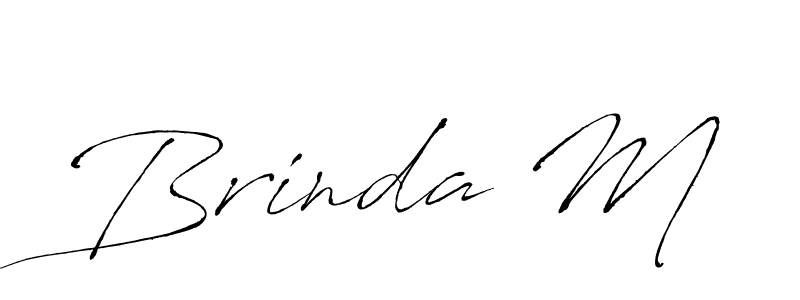You should practise on your own different ways (Antro_Vectra) to write your name (Brinda M) in signature. don't let someone else do it for you. Brinda M signature style 6 images and pictures png