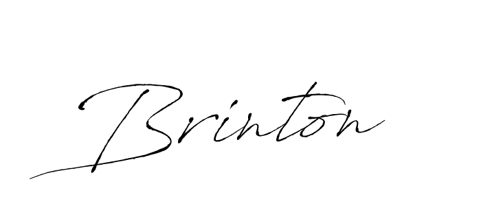 Design your own signature with our free online signature maker. With this signature software, you can create a handwritten (Antro_Vectra) signature for name Brinton. Brinton signature style 6 images and pictures png