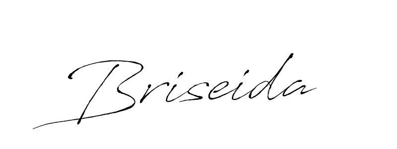 Create a beautiful signature design for name Briseida. With this signature (Antro_Vectra) fonts, you can make a handwritten signature for free. Briseida signature style 6 images and pictures png