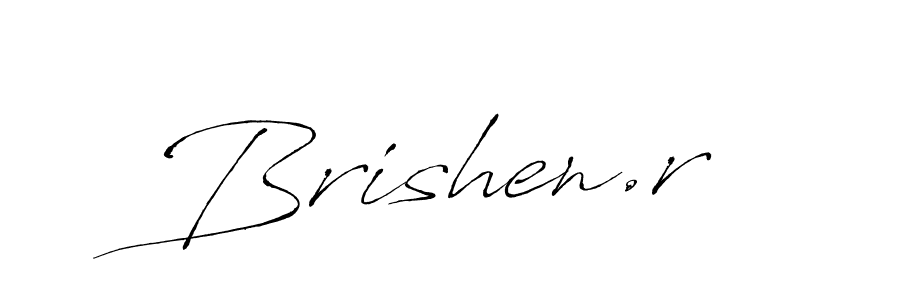 if you are searching for the best signature style for your name Brishen.r. so please give up your signature search. here we have designed multiple signature styles  using Antro_Vectra. Brishen.r signature style 6 images and pictures png