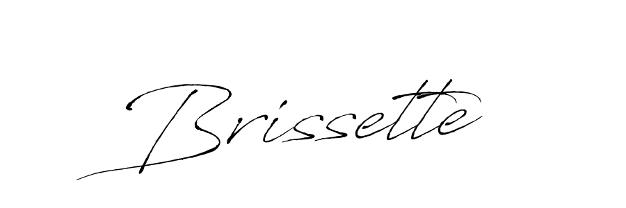 Make a beautiful signature design for name Brissette. With this signature (Antro_Vectra) style, you can create a handwritten signature for free. Brissette signature style 6 images and pictures png