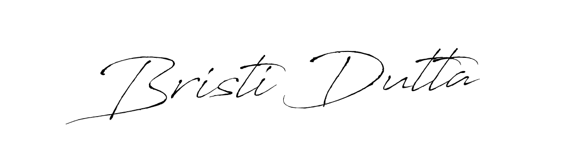 You should practise on your own different ways (Antro_Vectra) to write your name (Bristi Dutta) in signature. don't let someone else do it for you. Bristi Dutta signature style 6 images and pictures png