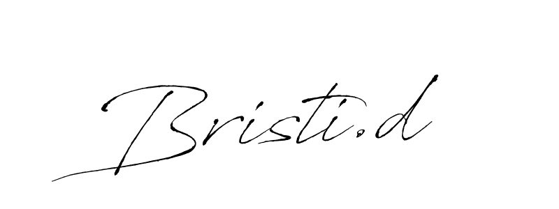 Create a beautiful signature design for name Bristi.d. With this signature (Antro_Vectra) fonts, you can make a handwritten signature for free. Bristi.d signature style 6 images and pictures png