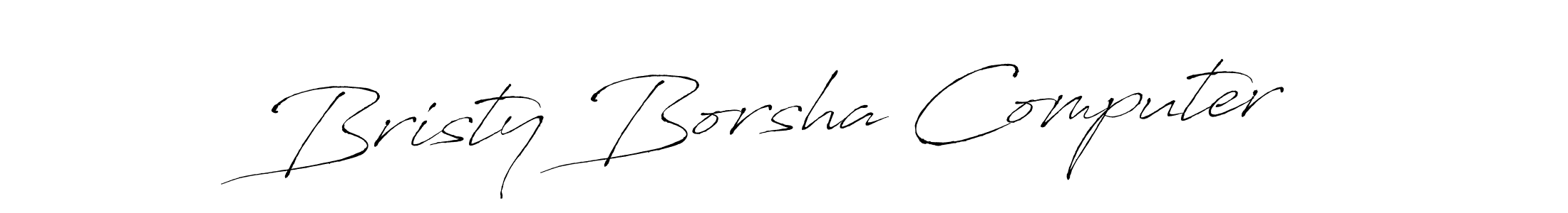 Similarly Antro_Vectra is the best handwritten signature design. Signature creator online .You can use it as an online autograph creator for name Bristy Borsha Computer. Bristy Borsha Computer signature style 6 images and pictures png