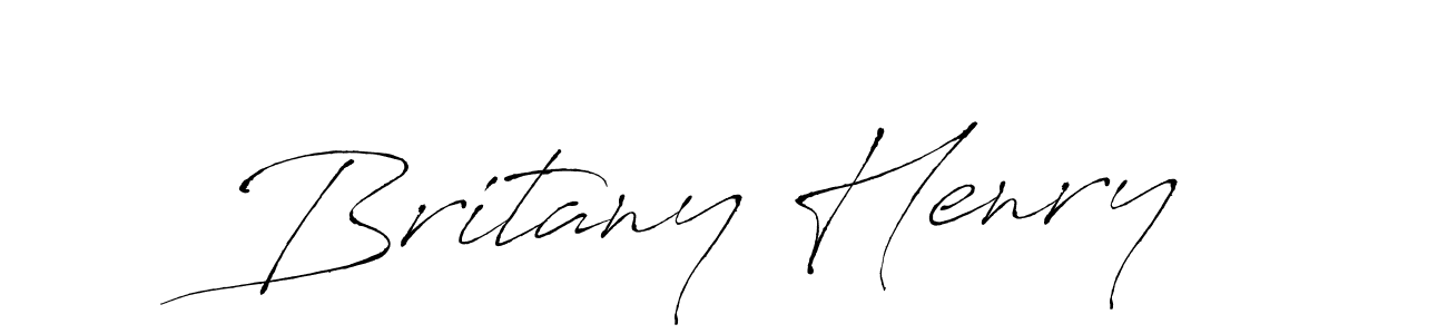 You should practise on your own different ways (Antro_Vectra) to write your name (Britany Henry) in signature. don't let someone else do it for you. Britany Henry signature style 6 images and pictures png