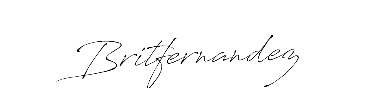 Make a beautiful signature design for name Britfernandez. With this signature (Antro_Vectra) style, you can create a handwritten signature for free. Britfernandez signature style 6 images and pictures png