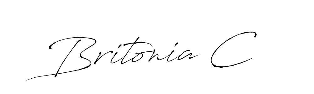 How to make Britonia C name signature. Use Antro_Vectra style for creating short signs online. This is the latest handwritten sign. Britonia C signature style 6 images and pictures png