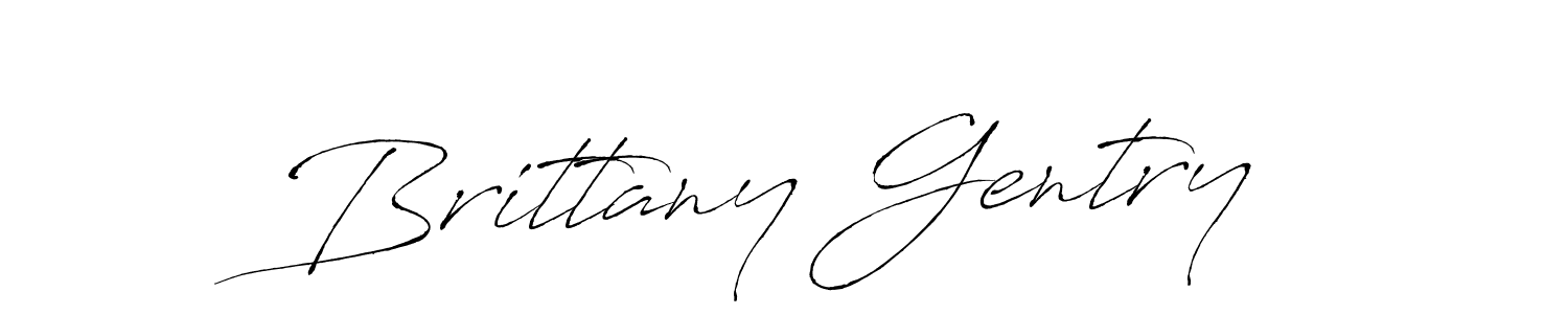 Brittany Gentry stylish signature style. Best Handwritten Sign (Antro_Vectra) for my name. Handwritten Signature Collection Ideas for my name Brittany Gentry. Brittany Gentry signature style 6 images and pictures png
