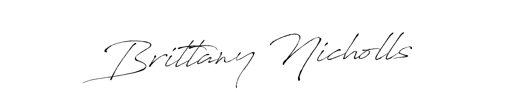 Make a beautiful signature design for name Brittany Nicholls. Use this online signature maker to create a handwritten signature for free. Brittany Nicholls signature style 6 images and pictures png