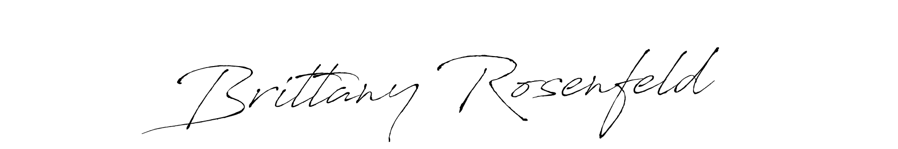 Create a beautiful signature design for name Brittany Rosenfeld. With this signature (Antro_Vectra) fonts, you can make a handwritten signature for free. Brittany Rosenfeld signature style 6 images and pictures png