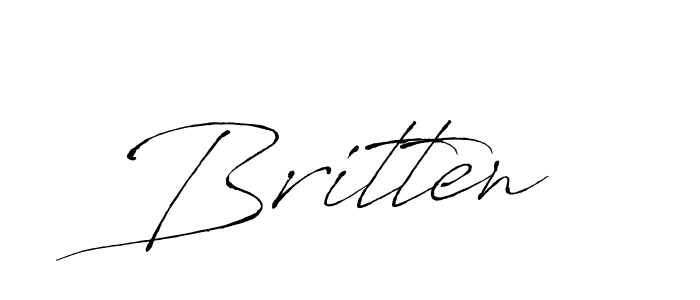 Britten stylish signature style. Best Handwritten Sign (Antro_Vectra) for my name. Handwritten Signature Collection Ideas for my name Britten. Britten signature style 6 images and pictures png