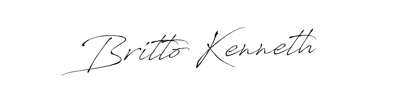 Once you've used our free online signature maker to create your best signature Antro_Vectra style, it's time to enjoy all of the benefits that Britto Kenneth name signing documents. Britto Kenneth signature style 6 images and pictures png