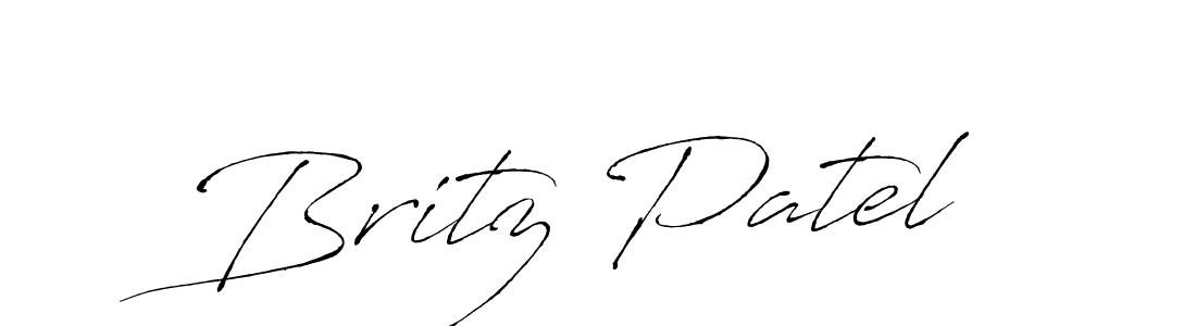 Once you've used our free online signature maker to create your best signature Antro_Vectra style, it's time to enjoy all of the benefits that Britz Patel name signing documents. Britz Patel signature style 6 images and pictures png